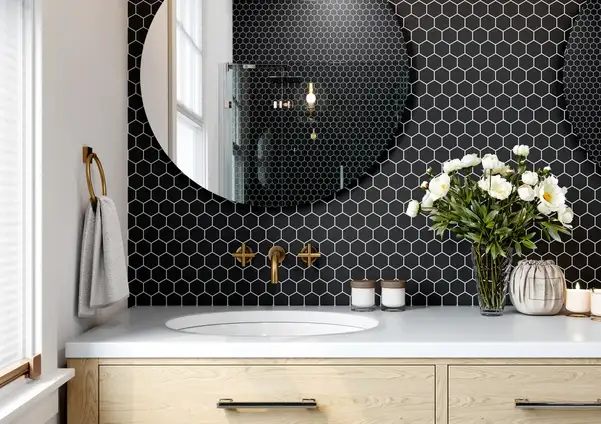 Мозаїка H 6022 Hexagon Grafit Black 295x295x9 Котто Кераміка