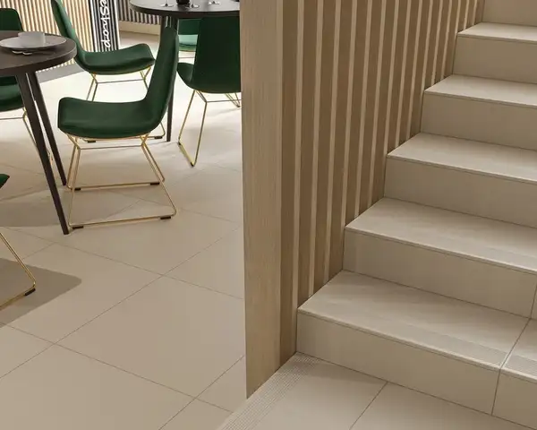 Сходинка пряма Bazo Grys Сіль-Перець MAT 30x30 код 3104 Ceramika Paradyz (Q---300X300-1-BAZO.GRST)