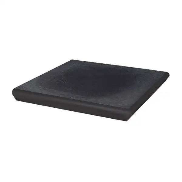 Сходинка з капіносом кутова Bazalto Grafit 33x33 код 7143 Ceramika Paradyz (Z---330X330-1-BAZA.GTKN)