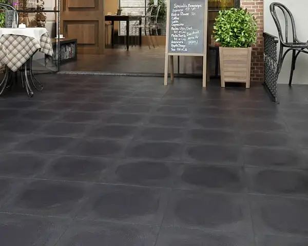 Сходинка з капіносом кутова Bazalto Grafit 33x33 код 7143 Ceramika Paradyz (Z---330X330-1-BAZA.GTKN)