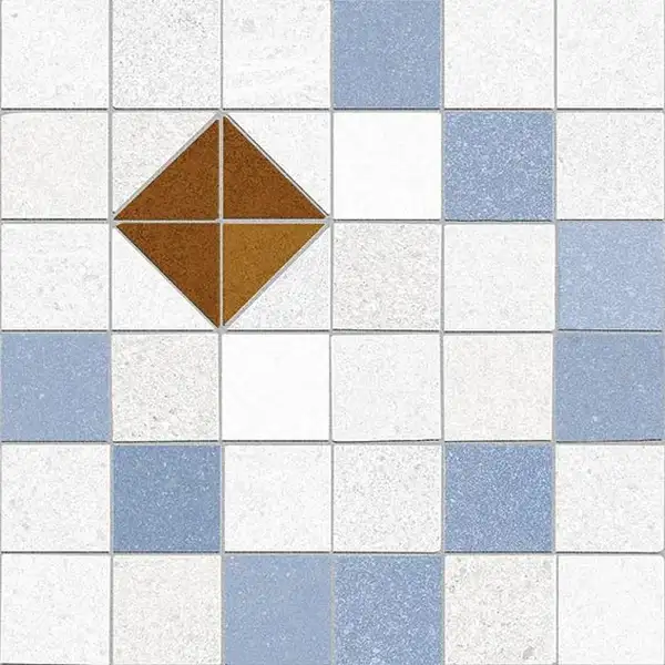 Декор Seine Tabarly-R 3 Azul RECT 200x200x8 Vives (4FBB)