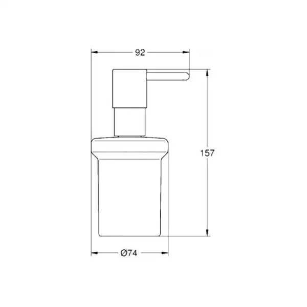 Дозатор рідкого мила GROHE Essentials, матовий мідний (40394DL1) Дозатор рідкого мила GROHE Essentials, матовий мідний (40394DL1)