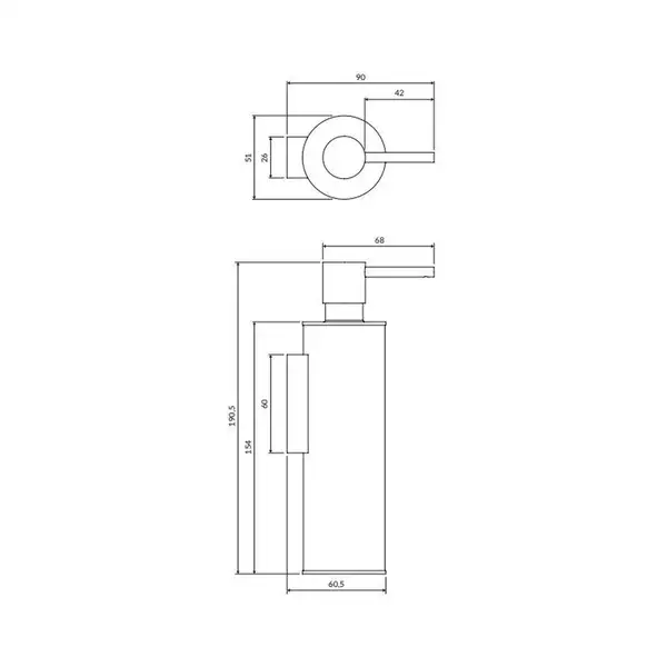 дозатор жидкого мыла Omnires Modern Project chrome (MP60721CR) дозатор жидкого мыла Omnires Modern Project chrome (MP60721CR)