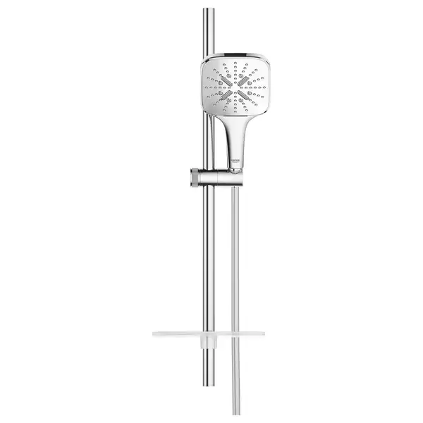 Душевой гарнитур Grohe Grohe Rainshower Smartactive 130 Cube (цвет - хром), 3 вида струи (26583000) фото 3 Aquada.com.ua