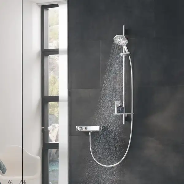 Душевой гарнитур Grohe Rainshower Smartactive 150 (цвет - хром), 3 вида струи (26593000 Grohe) фото 9 Aquada.com.ua Душевой гарнитур Grohe Rainshower Smartactive 150 (цвет - хром), 3 вида струи (26593000 Grohe) фото 9 Aquada.com.ua