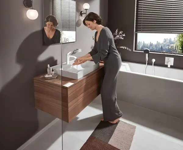 Душевой гарнитур Hansgrohe Pulsify Select (цвет - белый матовый), 3 вида струи Relaxation и шланг 125 см (24302700) фото 2 Aquada.com.ua