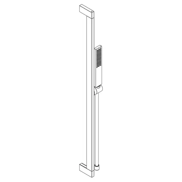 Душовий гарнітур Hansgrohe Pulsify E 100 1jet EcoSmart+ зі штангою 90 см (колір - хром) 24381000 Душовий гарнітур Hansgrohe Pulsify E 100 1jet EcoSmart+ зі штангою 90 см (колір - хром) 24381000