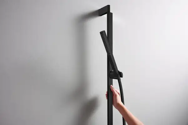 Душовий гарнітур Hansgrohe Pulsify S 100 1jet EcoSmart+ зі штангою 90 см (колір - чорний матовий) 24383670