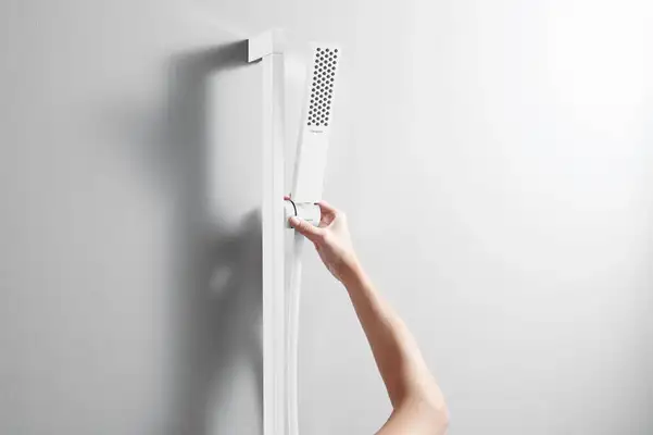Штанга для душу 90 см Hansgrohe Pulsify E БЕЗ ЛІЙКИ (колір - білий матовий) 24403700 Штанга для душу 90 см Hansgrohe Pulsify E БЕЗ ЛІЙКИ (колір - білий матовий) 24403700