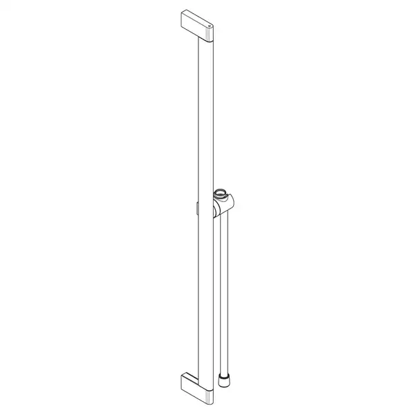 Hansgrohe Pulsify S Душова штанга 90 см, шліфована бронза (24405140)