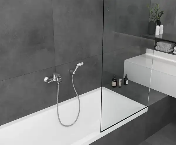 Душевой гарнитур Hansgrohe Vernis Blend EcoSmart (цвет - хром) (26278000) фото 3 Aquada.com.ua Душевой гарнитур Hansgrohe Vernis Blend EcoSmart (цвет - хром) (26278000) фото 3 Aquada.com.ua