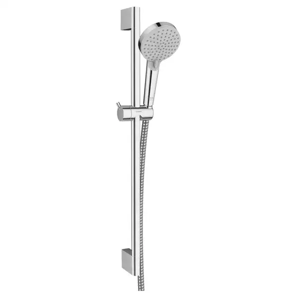 Душевой гарнитур со штангой Crometta 65 см Hansgrohe Vernis Blend EcoSmart (цвет - хром) (26279000) фото 1 Aquada.com.ua Душевой гарнитур со штангой Crometta 65 см Hansgrohe Vernis Blend EcoSmart (цвет - хром) (26279000) фото 1 Aquada.com.ua