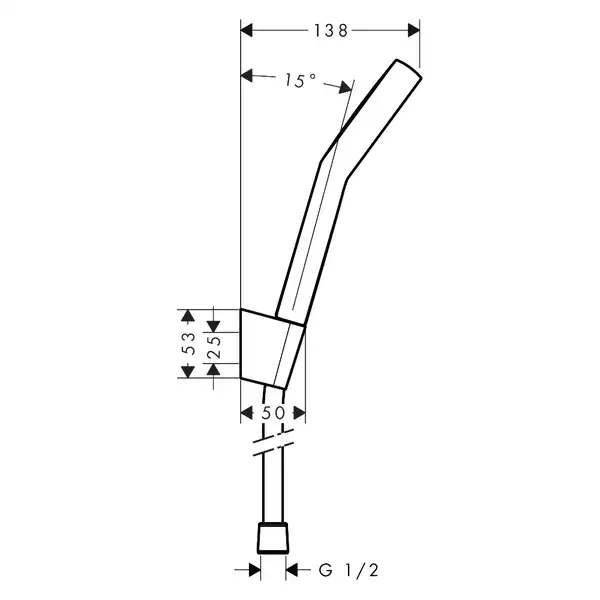 Hansgrohe Activera Select S 2Jet Душевой гарнитур, хром (28052000) Hansgrohe Activera Select S 2Jet Душевой гарнитур, хром (28052000)