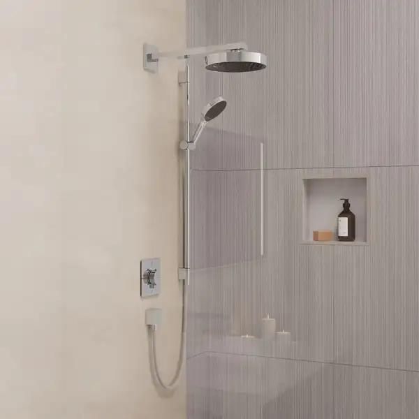 Душовий гарнітур Hansgrohe Rainfinity 130 3jet зі штангою S Puro 90 см та шлангом Designflex 160 см (колір - хром) 28743000 Душовий гарнітур Hansgrohe Rainfinity 130 3jet зі штангою S Puro 90 см та шлангом Designflex 160 см (колір - хром) 28743000
