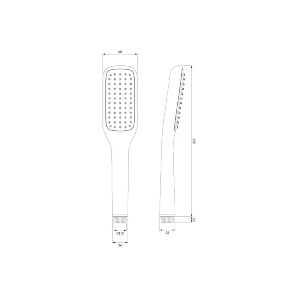 душовий гарнітур Omnires Hudson точковий chrome (HUDSONX-PCR)
