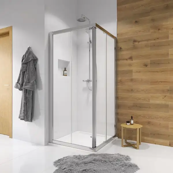 Geberit Geo Душова кабіна 90х90, срібний профіль (560.122.00.2) Geberit Geo Душова кабіна 90х90, срібний профіль (560.122.00.2)