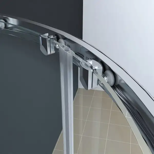 KOER SR SC04 Душевая кабина, прозрачное стекло, хром (KR5360)