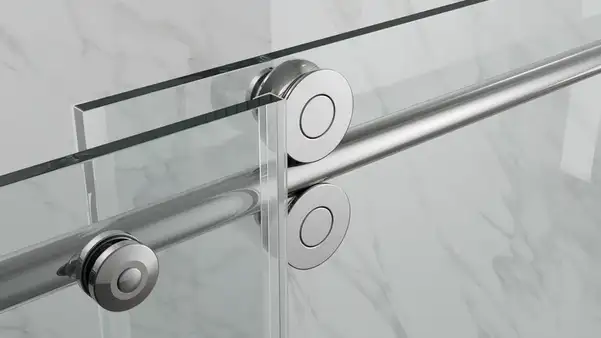 KOER SR SD06 Дверь в нишу, прозрачное стекло, хром (KR5367) KOER SR SD06 Дверь в нишу, прозрачное стекло, хром (KR5367)