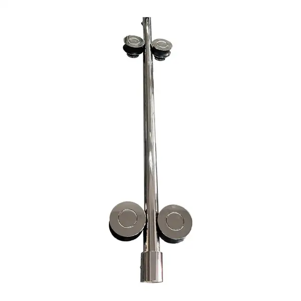 KOER SR SD06-140x220-TR-01 Дверь в нишу, хром (KR5368)