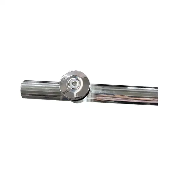 KOER SR SD06-140x220-TR-01 Дверь в нишу, хром (KR5368)