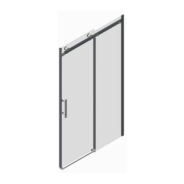 Koer SR SD01-120x200 Двері в нішу, графіт (KR5378)