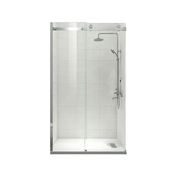 Koer SR SD01 Двері в нішу, прозоре скло, хром (KR5380) Koer SR SD01 Двері в нішу, прозоре скло, хром (KR5380)