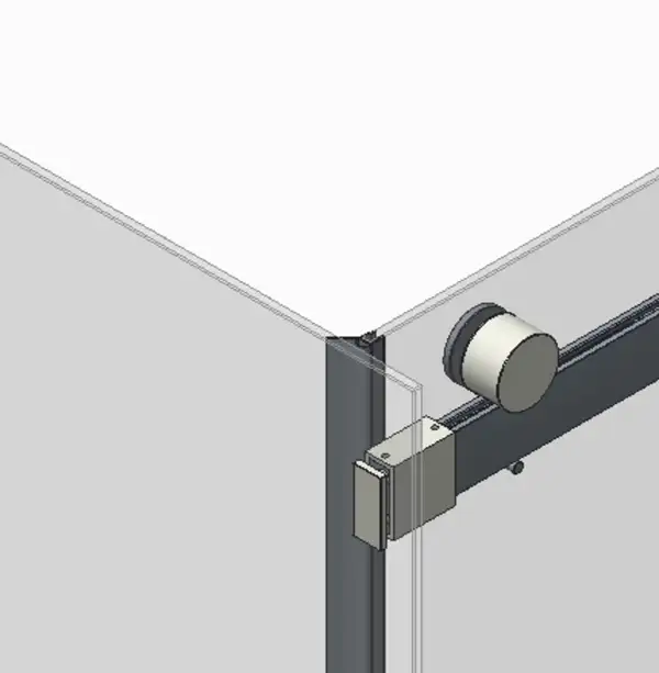 KOER SR SW01-90x200-TR-01 Боковая стенка, хром (KR5381) KOER SR SW01-90x200-TR-01 Боковая стенка, хром (KR5381)