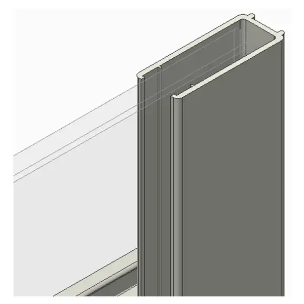 KOER SR SW01-90x200-TR-01 Боковая стенка, хром (KR5381) KOER SR SW01-90x200-TR-01 Боковая стенка, хром (KR5381)