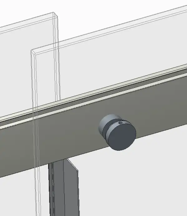 KOER SR SW01-90x200-TR-01 Боковая стенка, хром (KR5381) KOER SR SW01-90x200-TR-01 Боковая стенка, хром (KR5381)