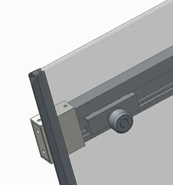 Koer SR SD02-140x200 Дверь в нишу, прозрачное стекло, хром (KR5383) Koer SR SD02-140x200 Дверь в нишу, прозрачное стекло, хром (KR5383)