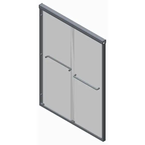 Koer SR SD03 Двері в нішу, прозоре скло Easy Clean, хром (KR5385) Koer SR SD03 Двері в нішу, прозоре скло Easy Clean, хром (KR5385)