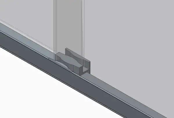 Koer SR SD03 Двері в нішу, прозоре скло Easy Clean, хром (KR5385) Koer SR SD03 Двері в нішу, прозоре скло Easy Clean, хром (KR5385)