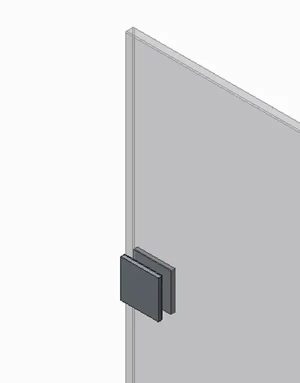 KOER SR SD04 Двері в нішу, прозоре скло, хром (KR5387) KOER SR SD04 Двері в нішу, прозоре скло, хром (KR5387)