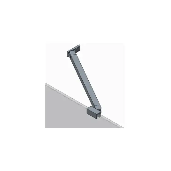 Koer SR SD04-120x200 Двері в нішу, прозоре, графіт (KR5388) Koer SR SD04-120x200 Двері в нішу, прозоре, графіт (KR5388)