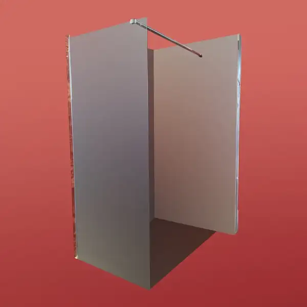 KOER SR SP01-90x200-TR-01 Душевая перегородка, хром (KR5392) KOER SR SP01-90x200-TR-01 Душевая перегородка, хром (KR5392)