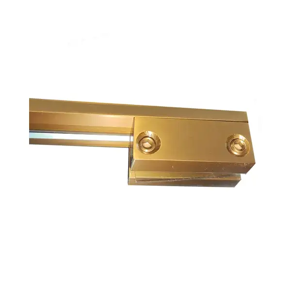 KOER SR SP02-100x200 Walk-In, прозоре скло, матове золото (KR5396) KOER SR SP02-100x200 Walk-In, прозоре скло, матове золото (KR5396)
