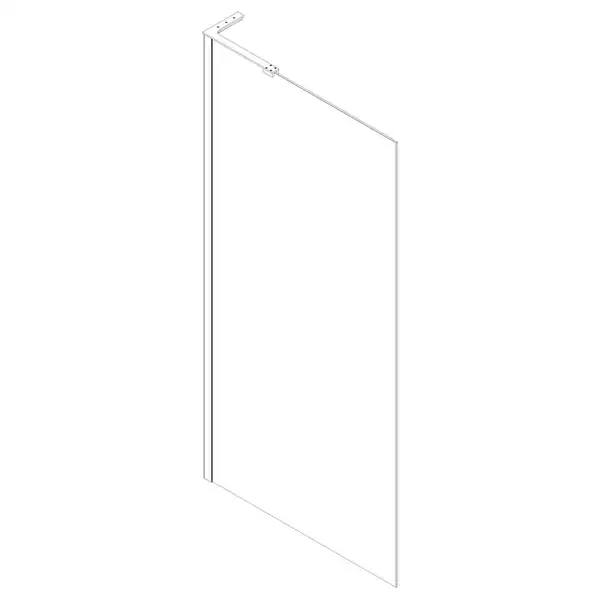 KOER SR SP02-100x200 Walk-In, прозоре скло, матове золото (KR5396) KOER SR SP02-100x200 Walk-In, прозоре скло, матове золото (KR5396)