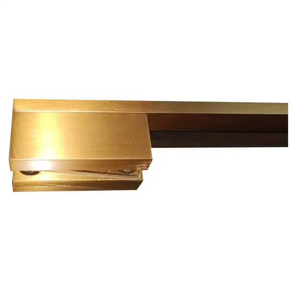 KOER SR SP02-100x200 Walk-In, прозоре скло, матове золото (KR5396) KOER SR SP02-100x200 Walk-In, прозоре скло, матове золото (KR5396)