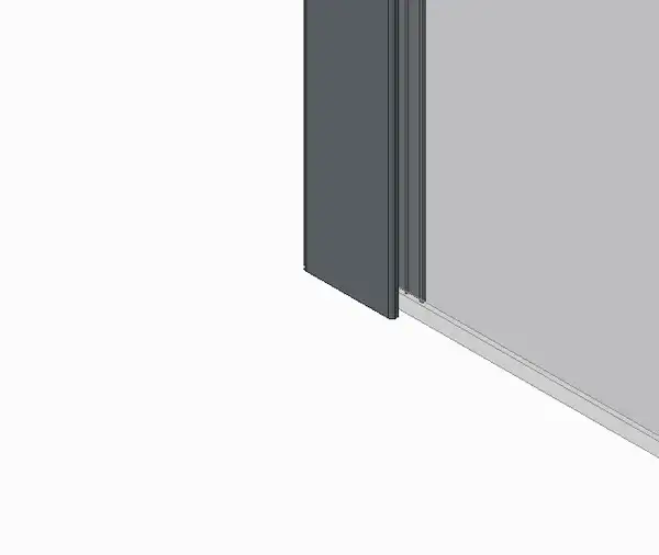 KOER SR SP02-100x200 Walk-In, прозоре скло, матове золото (KR5396) KOER SR SP02-100x200 Walk-In, прозоре скло, матове золото (KR5396)