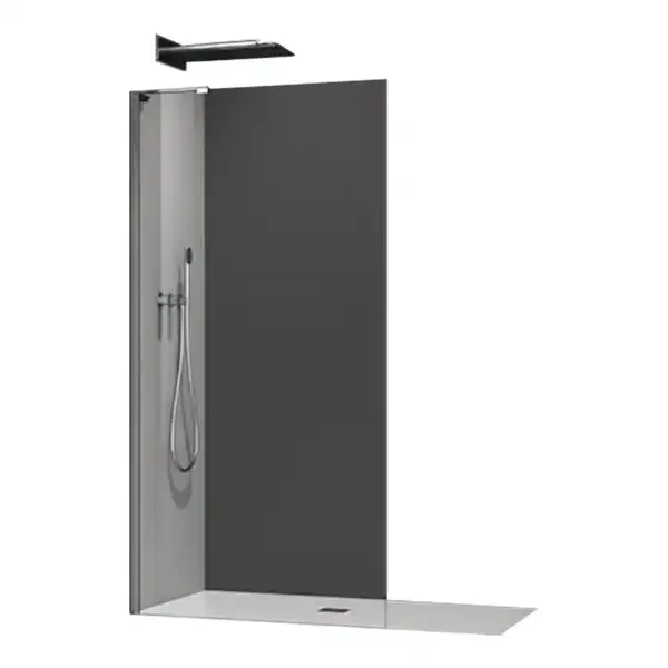 KOER SR SP02-100x200-TR-07 Душевая перегородка, графит (KR5397) KOER SR SP02-100x200-TR-07 Душевая перегородка, графит (KR5397)
