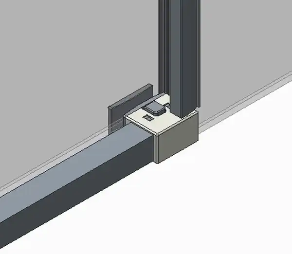 KOER SR SW05 Боковая стенка для душа, хром (KR5407) KOER SR SW05 Боковая стенка для душа, хром (KR5407)