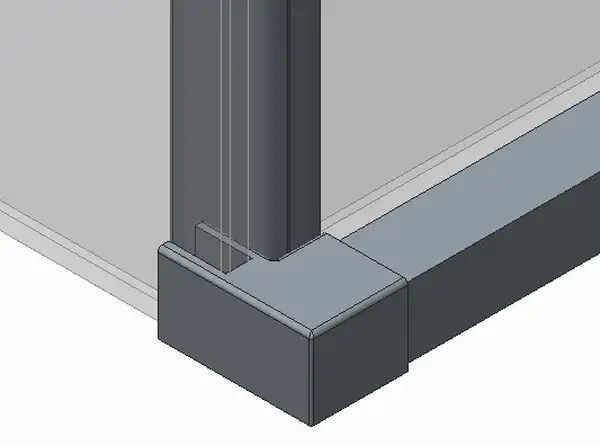 KOER SR SW05 Боковая стенка для душа, хром (KR5407) KOER SR SW05 Боковая стенка для душа, хром (KR5407)