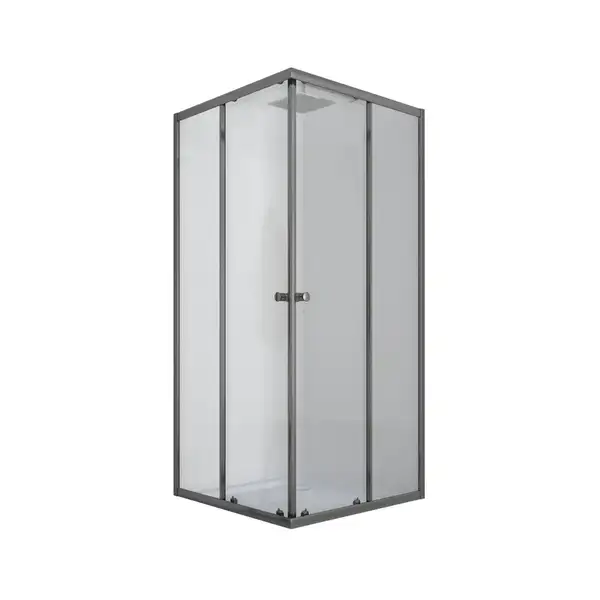 Mixxus CUBIC SC01 Душова кабіна, графіт/прозоре скло (MI6907) Mixxus CUBIC SC01 Душова кабіна, графіт/прозоре скло (MI6907)