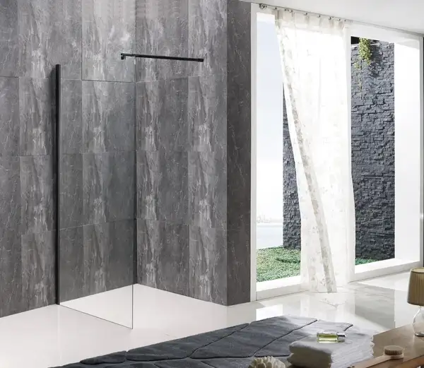 Mixxus Premium FLAT SP02 Душова перегородка, чорна (MI6856) Mixxus Premium FLAT SP02 Душова перегородка, чорна (MI6856)