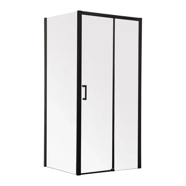 Душова кабіна без піддону Mixxus Premium DIVERSE SC03-120x80x195-TR Black прозоре скло 6мм (MI6868)
