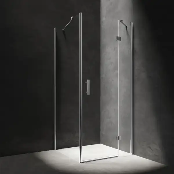 душова кабіна Omnires Manhattan 80x100см безпечне скло, хром (MH8010CRTR) душова кабіна Omnires Manhattan 80x100см безпечне скло, хром (MH8010CRTR)
