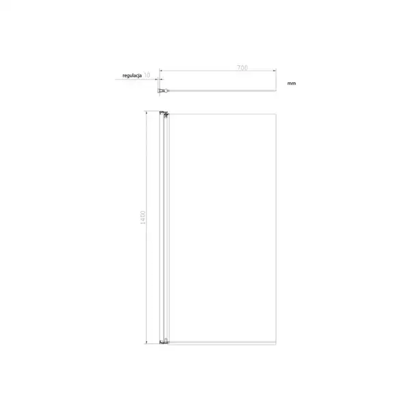 душові двері Omnires Kenton 70x140 см безпечне скло chrome/transp (MP75CRTR) душові двері Omnires Kenton 70x140 см безпечне скло chrome/transp (MP75CRTR)