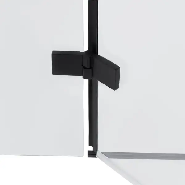 Душевая кабина Qtap Crow BLA1099SC6 90x90 см, стекло Clear 6 мм, покрытие CalcLess без поддона (CROWBLA1099SC6)
