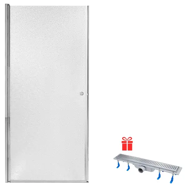Набор Qtap дверь в нишу Presto CRM208.P5 80х185 см, стекло Pear 5 мм + трап линейный Dry FB304-600 линейный с сухим затвором и нержавеющей решеткой 600х73 мм (QTDRYFB304600PRECRM208P5) Набор Qtap дверь в нишу Presto CRM208.P5 80х185 см, стекло Pear 5 мм + трап линейный Dry FB304-600 линейный с сухим затвором и нержавеющей решеткой 600х73 мм (QTDRYFB304600PRECRM208P5)