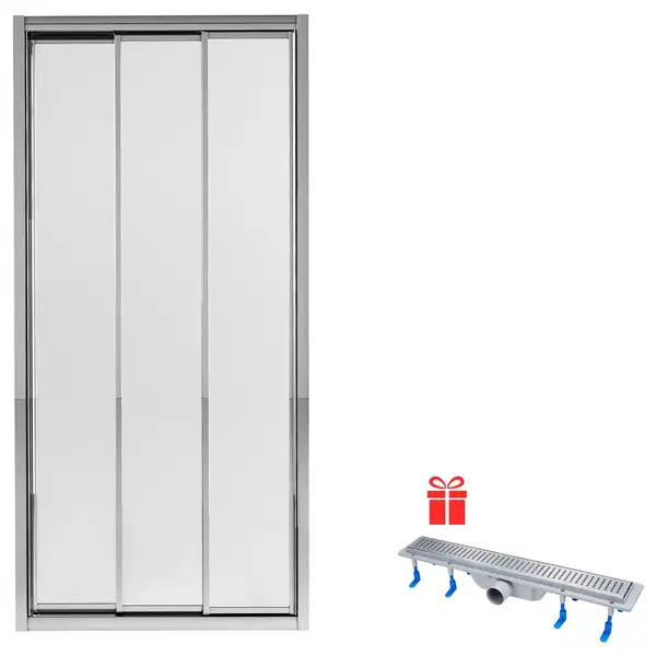 Набор Qtap дверь в нишу Unifold CRM208.C4 78-81x185 см, стекло Clear 4 мм, покрытие CalcLess + трап линейный Dry FB304-600 с сухим затвором и нержавеющей решеткой 600х73 мм (QTDRYFB304600UNICRM208C4) Набор Qtap дверь в нишу Unifold CRM208.C4 78-81x185 см, стекло Clear 4 мм, покрытие CalcLess + трап линейный Dry FB304-600 с сухим затвором и нержавеющей решеткой 600х73 мм (QTDRYFB304600UNICRM208C4)
